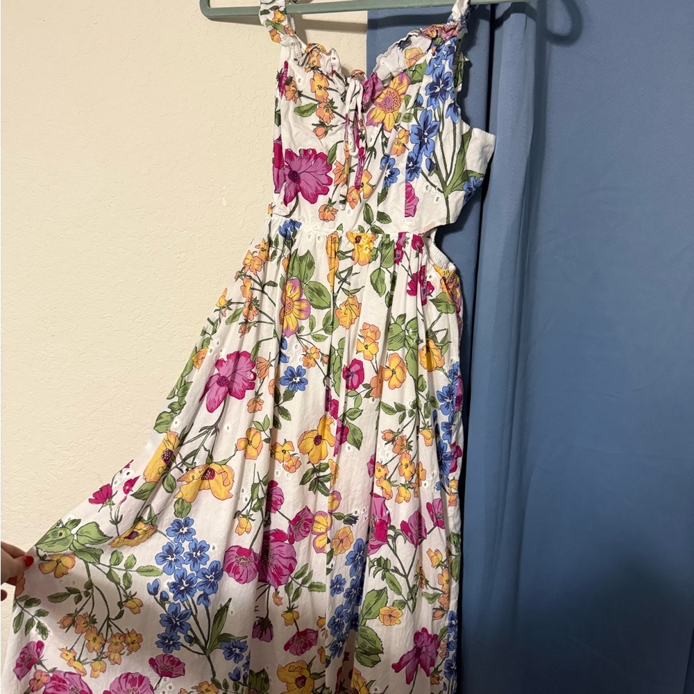SO Multicolor Floral Maxi Dress